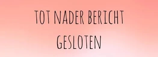 Gesloten i.v.m. lockdown